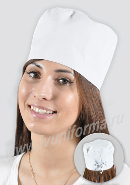Колпак медицинский женский белый арт. ГУ-12-69-ТС